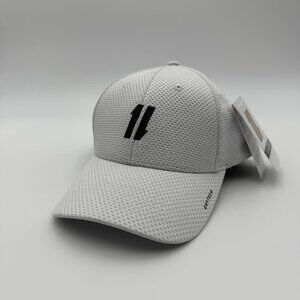 True Classic 11 Logo White Performance Hat L XL Snapback Dry Tech